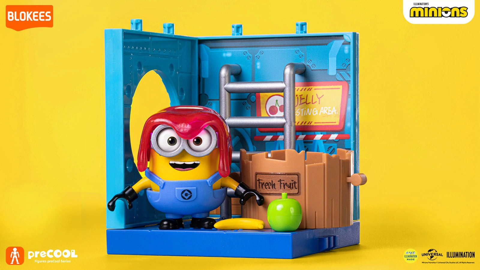 Blokees Minions PreCool Jelly Factory Fruit Keeper Bob Model Kit - #1