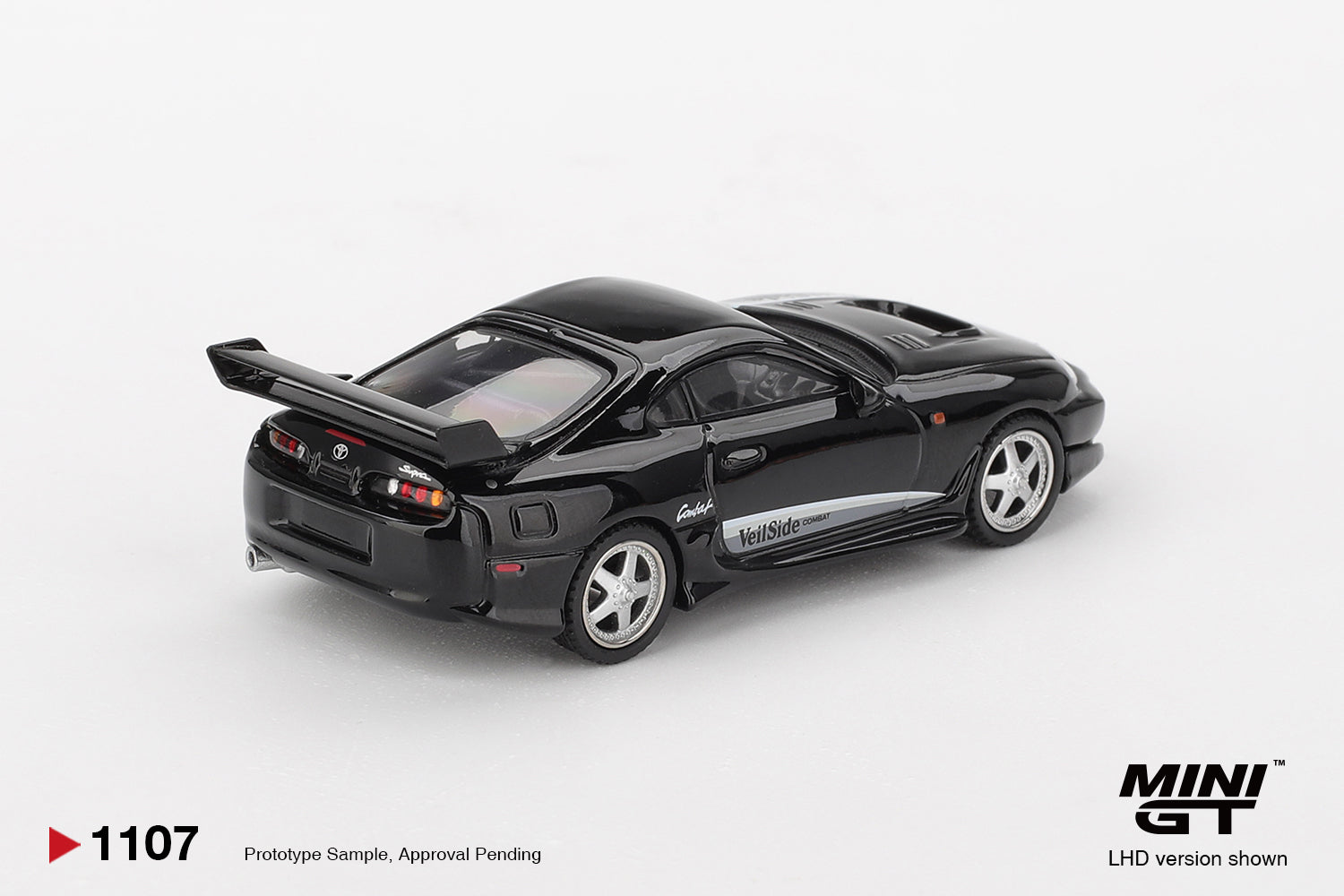 (Pre-order) MINI GT #1107 Toyota Supra VeilSide Combat V-II Black LHD Model Car