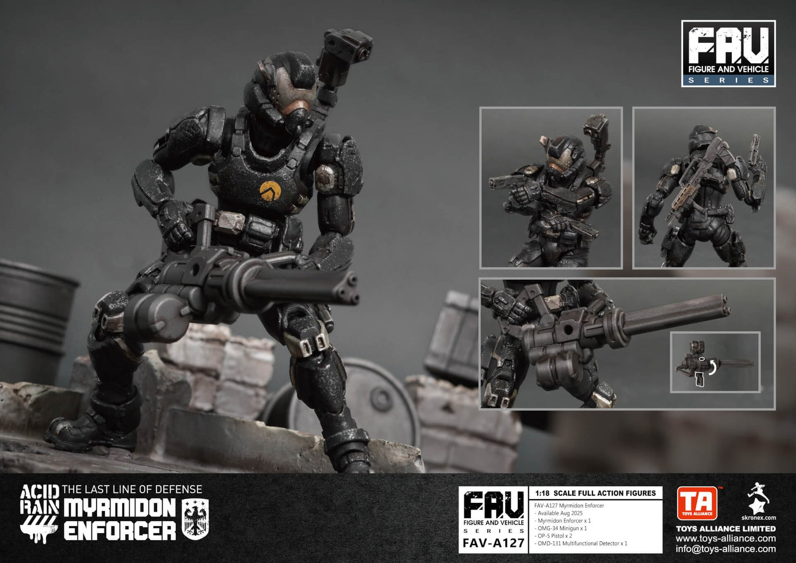 Acid Rain x Toy Alliance FAV-A127 Myrmidon Enforcer Action Figure