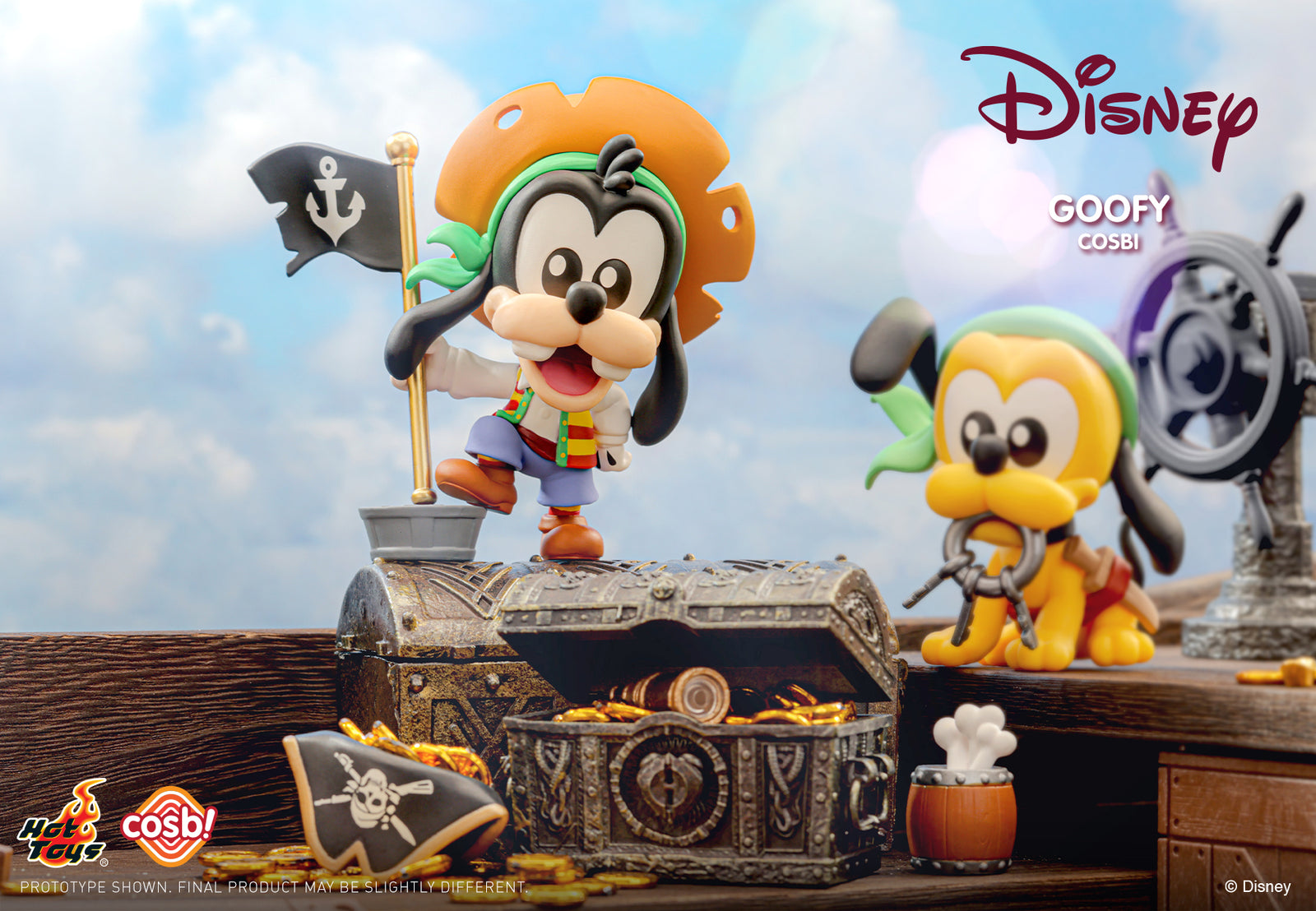 Hot Toys Disney Pirate Cosbi Bobble-Head Collection (Full set of 8)