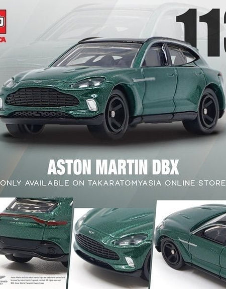 Takara Tomy Tomica Diecast Model Car No.113 Aston Martin DBX (Asia Version)