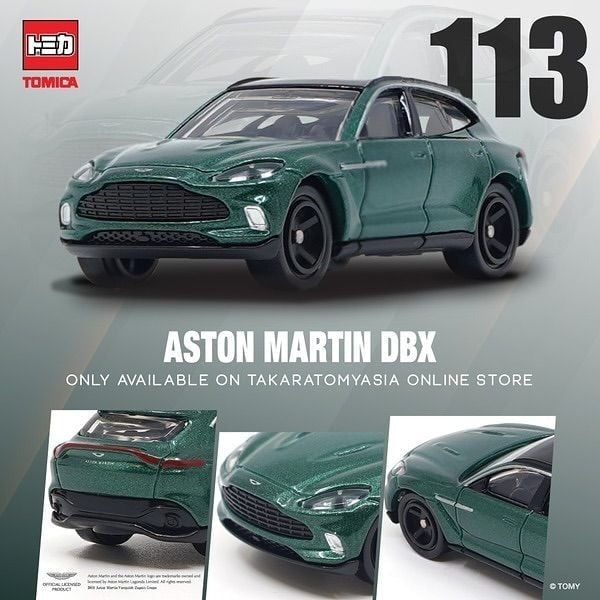 Takara Tomy Tomica Diecast Model Car No.113 Aston Martin DBX (Asia Version)