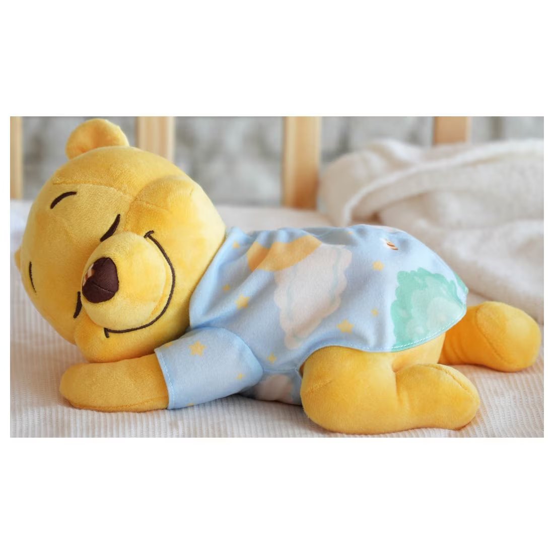 Takara Tomy Disney Baby Gussuri Sleeping w/ Melody Music Winnie the Pooh Plush