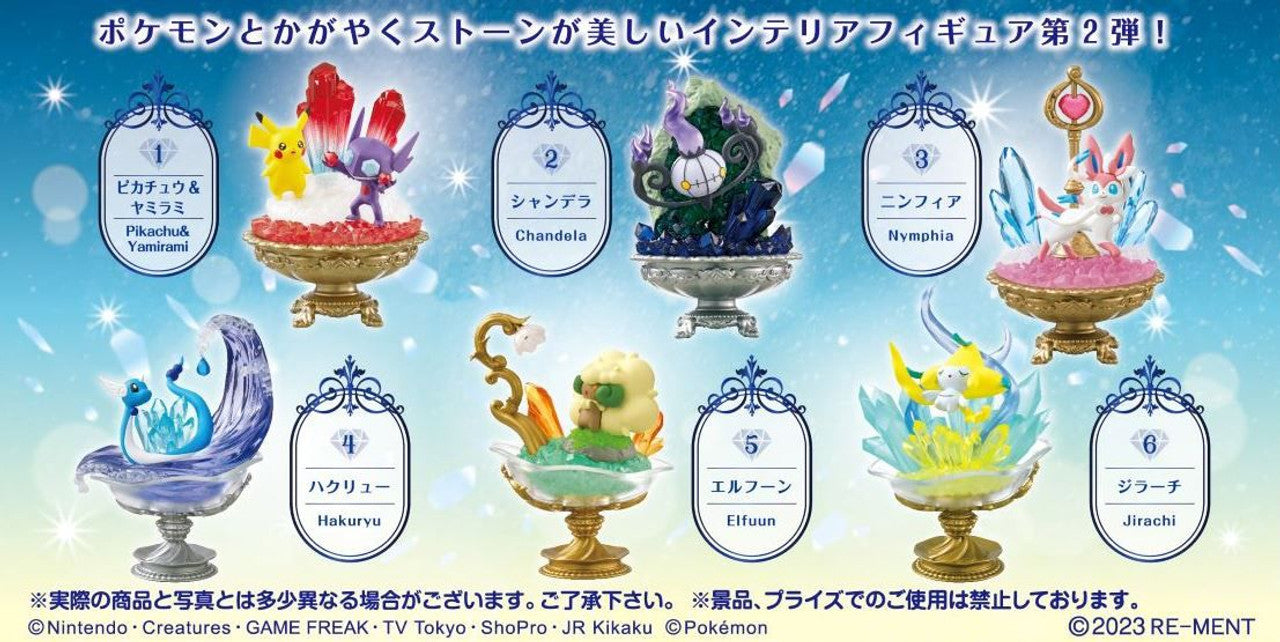 Re-ment Pokemon Gemstone Collection Vol.2 6pcs Complete Box