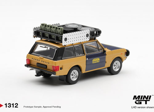 Load image into Gallery viewer, (Pre-order) Mini GT #1312 Range Rover 1981 Camel Trophy Sumatra H.Fischer W.Bays
