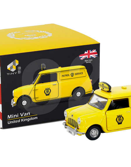 Tiny City Die-cast Model Car - AUSTIN Mini Van AA UK