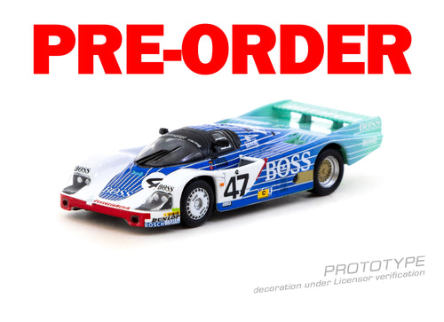 Load image into Gallery viewer, (Pre-order) Tarmac Works 1/64 Porsche 956  Le Mans 1984 #47 Diecast Model Car
