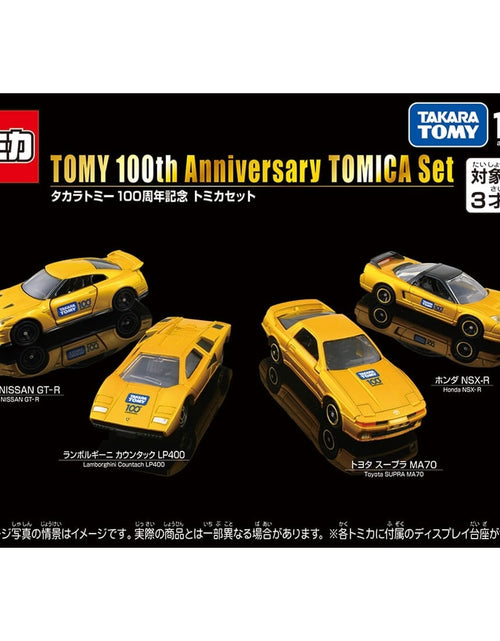Load image into Gallery viewer, Takara Tomy Tomica 100th Anniversary Tomica Diecast Model Car Gift Box Set
