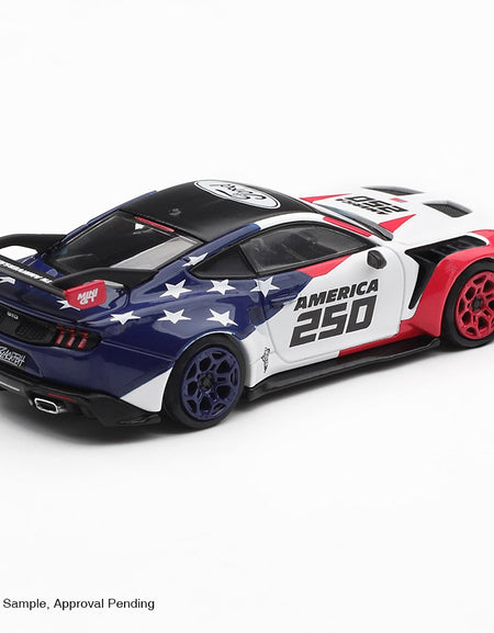 MINI GT #1301 Ford Mustang GTD  America 250  USA Exclusive Blister