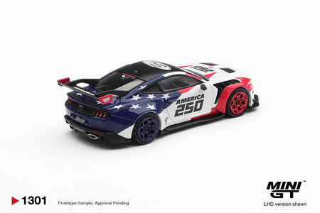 MINI GT #1301 Ford Mustang GTD  America 250  USA Exclusive Blister