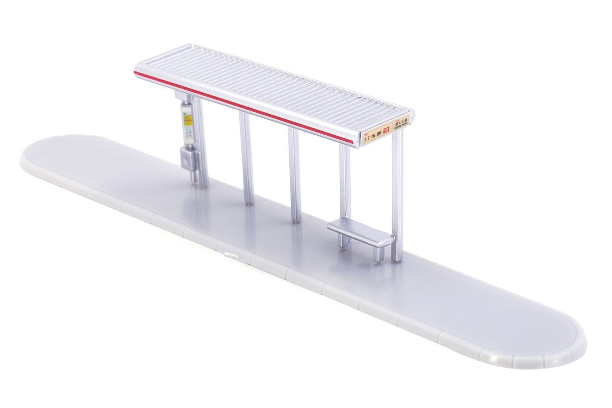 Tiny 1/110 Dioramas Bus Stop Shelter- KMB (Blind Box) (set of 12)