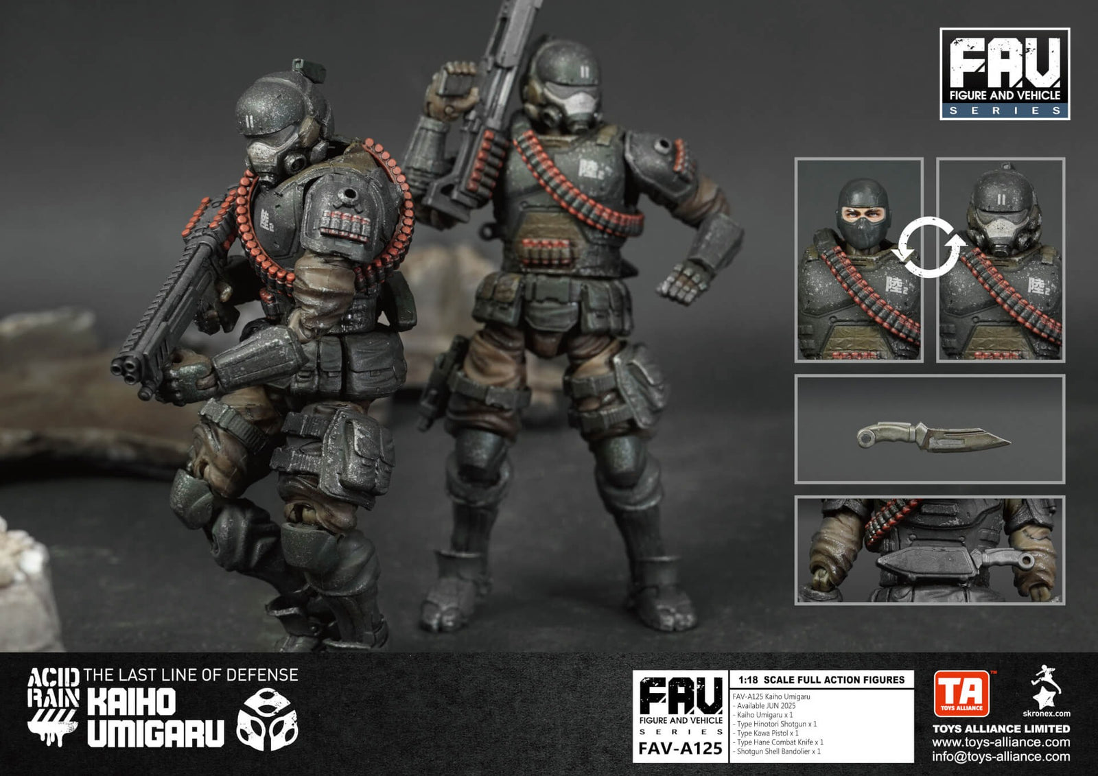 Acid Rain x Toy Alliance FAV-A125 Kaiho Umigaru Action Figure