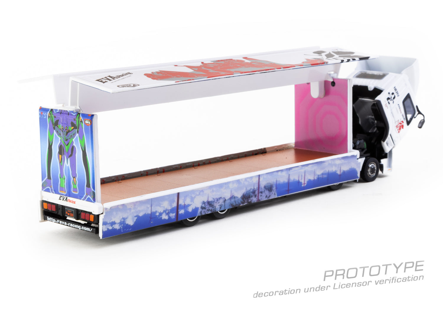 (Pre-order) Tarmac Works 1/64 Mitsubishi Fuso Super Great EVA Racing Truck