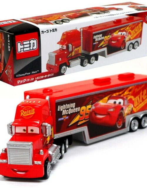 Load image into Gallery viewer, Tomica Takara Tomy Disney Pixar Long Mack (Cars 3 Transporter Type) Diecast car
