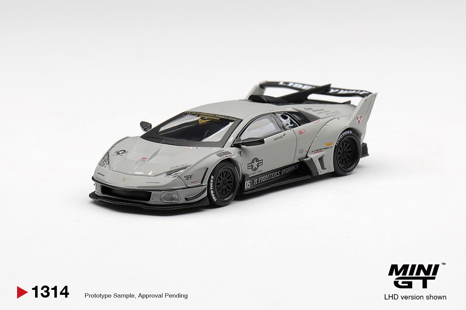 (Pre-order) Mini GT #1314 Lamborghini LB-Silhouette WORKS MURCIELAGO GT Evo
