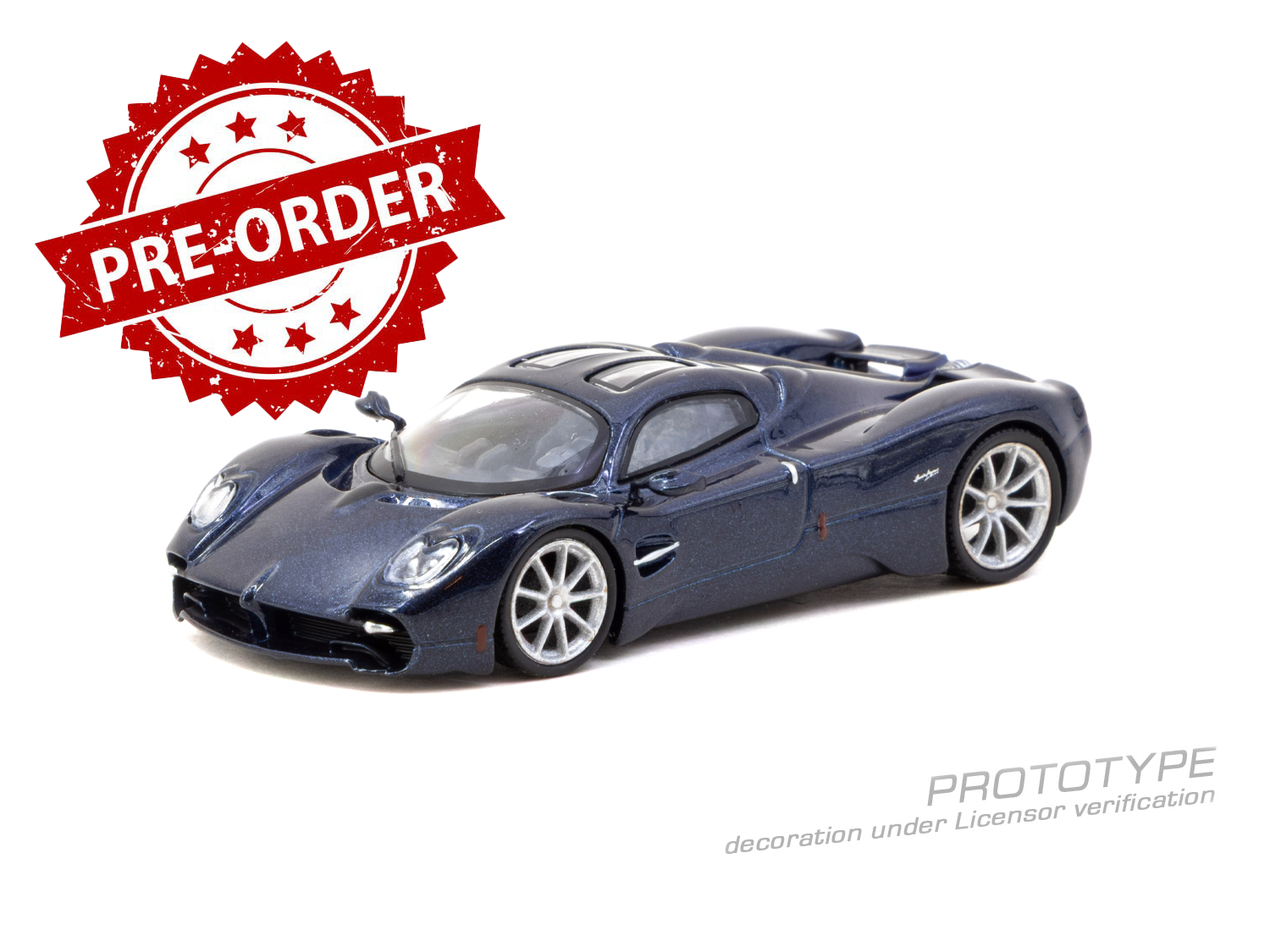 (Pre-order) Tarmac Works 1/64 Pagani Utopia Blue Metallic Diecast Model Car