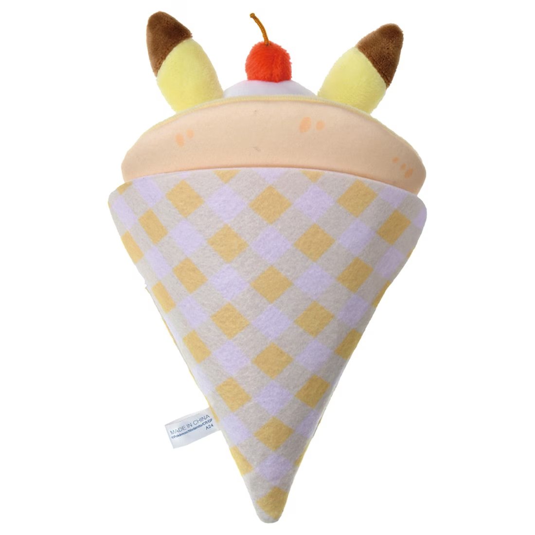 Takara Tomy Pokemon Poke Piece Crepe Plush Swaddle Pikachu