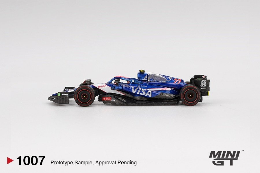 Mini GT #1007 RB VCARB 01 #22 Yuki Tsunoda   2024 F1 2024 Bahrain GP