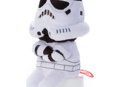 Load image into Gallery viewer, Disney Takara Tomy 10cm tall Chokkori Star Wars Stormtrooper Mini Soft Plush
