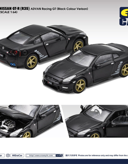 Load image into Gallery viewer, Era Car Die-cast car #97 2020 Nissan GT-R ADVAN Racing GT Black Color Ver.
