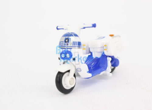 Load image into Gallery viewer, Takara Tomy Tomica Star Cars SC-05 Star Wars R2-D2 Scooter Motorcycle Diecast

