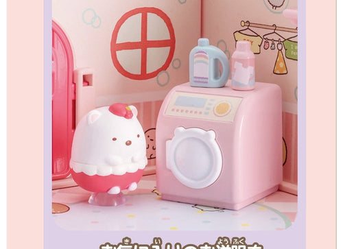 Load image into Gallery viewer, Takara Tomy Welcome to Sumikko Gurashi Sticky Sumikko Room Polar Bear Laundry
