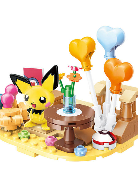Qman Keeppley Building Blocks #K20226 Pokemon Pichu Sweet Preparation