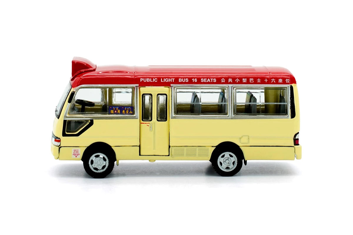 Tiny City 08 Die-cast Model Car - Toyota Coaster Red Mini Bus (XR2388)