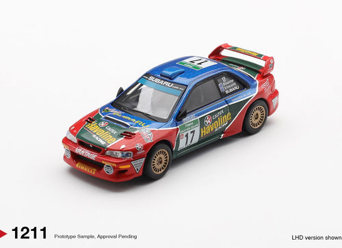Load image into Gallery viewer, (Pre-order) MINI GT #1211 Subaru Impreza WRC98 #17 2000 Rally New Zealand
