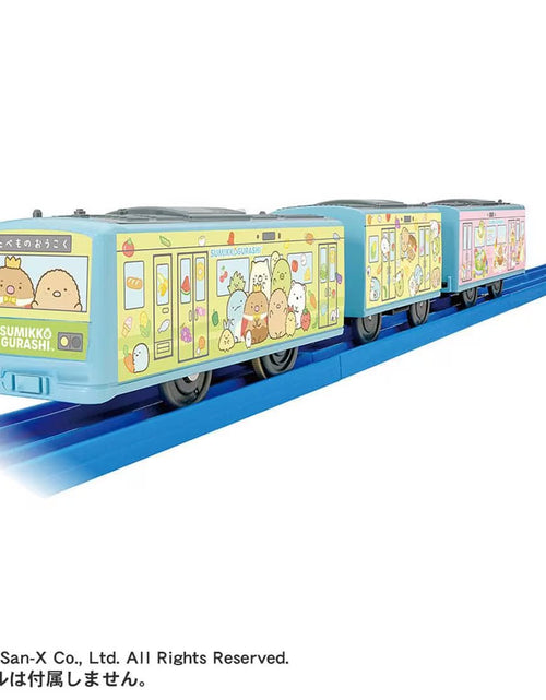 Load image into Gallery viewer, Takara Tomy Plarail Train - ES Sumikko Gurashi Wrapping Train (3-Car Set)

