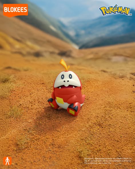 Blokees Pokemon Classic Version-S Fever Attack Series Mini Model Kit - Fuecoco