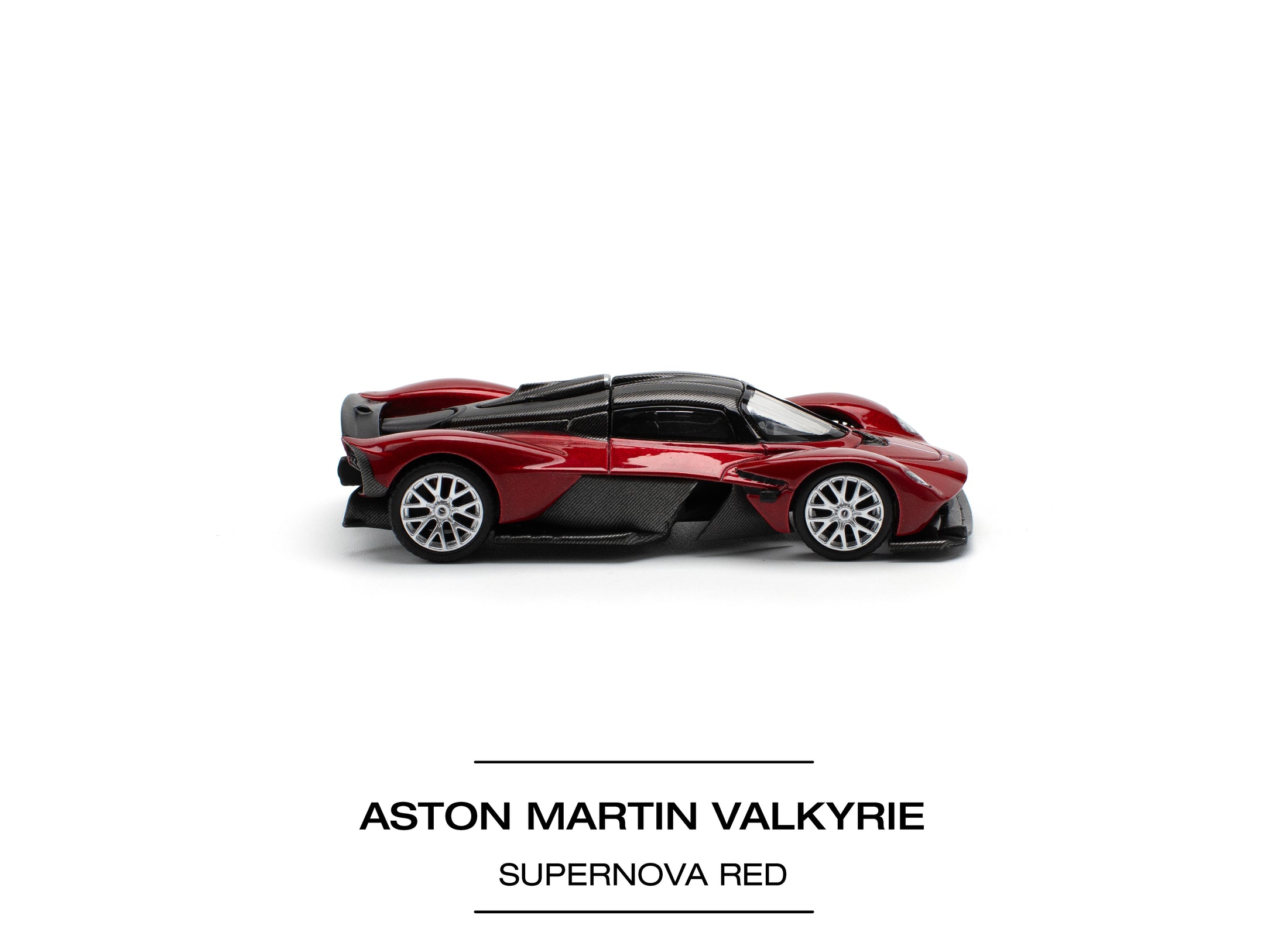 POPRACE 1/64 ASTON MARTIN VALKYRIE SUPERNOVA RED Diecast model car