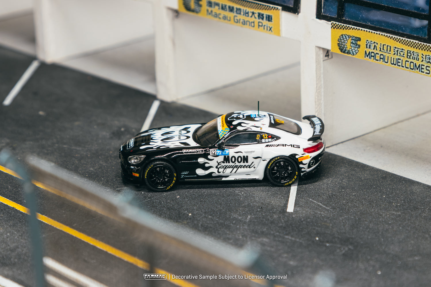 (Pre-order) Tarmac Works Mercedes-AMG GT4 Greater Bay Area GT Diecast Model Car