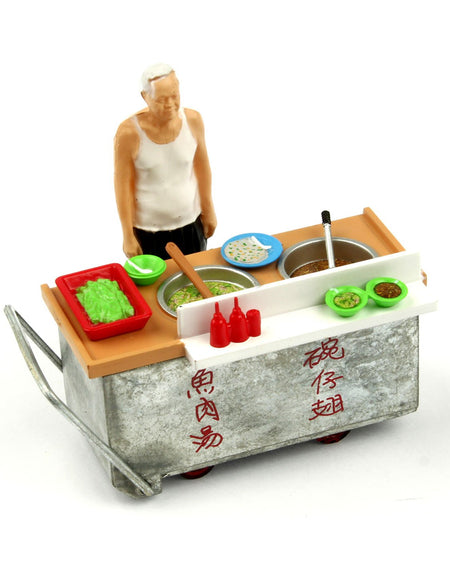 TINY Hong Kong City 1/35 Fake Shark's Fin Soup Cartful Diecast body Figure Model