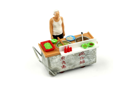 TINY Hong Kong City 1/35 Fake Shark's Fin Soup Cartful Diecast body Figure Model