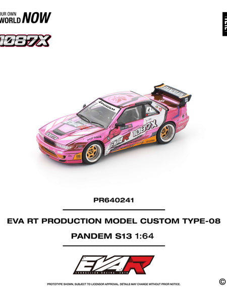POPRACE 1/64 PANDEM SILVIA S13 EVA RT PRODUCTION CUSTOM TYPE-08
