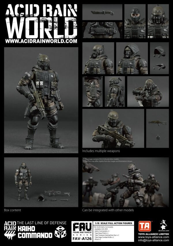 Acid Rain x Toy Alliance FAV-A126 Kaiho Commando Action Figure