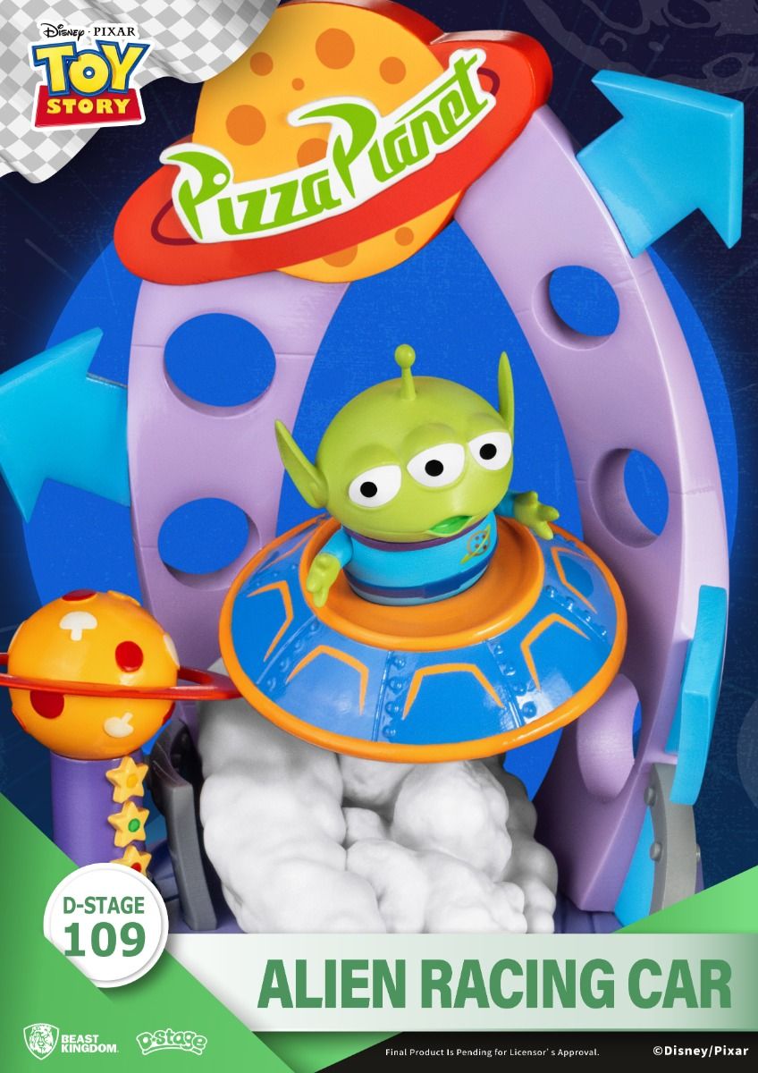 Beast Kingdom Diorama Stage-109- Disney Alien's Racing Car