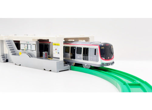 Load image into Gallery viewer, Takara Tomy Plarail Hong Kong MTR Passenger Train Kwun Tong Line Q Set
