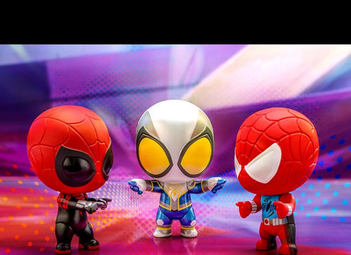 Load image into Gallery viewer, Hot Toys Marvel SPIDER-MAN: ACROSS THE SPIDER-VERSE COSBI BOBBLE-HEAD SET 2
