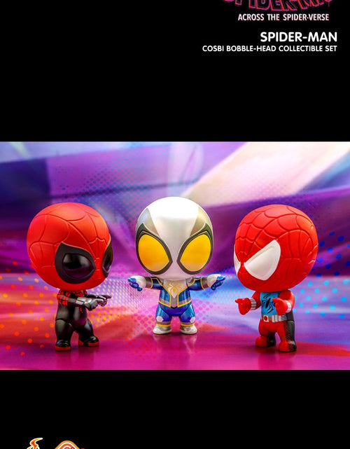 Load image into Gallery viewer, Hot Toys Marvel SPIDER-MAN: ACROSS THE SPIDER-VERSE COSBI BOBBLE-HEAD SET 2
