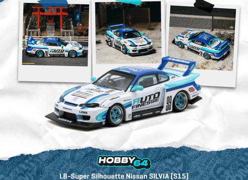 Load image into Gallery viewer, (Pre-order) Tarmac Works 1/64 LB-Super Silhouette Nissan SILVIA (S15) Diecast
