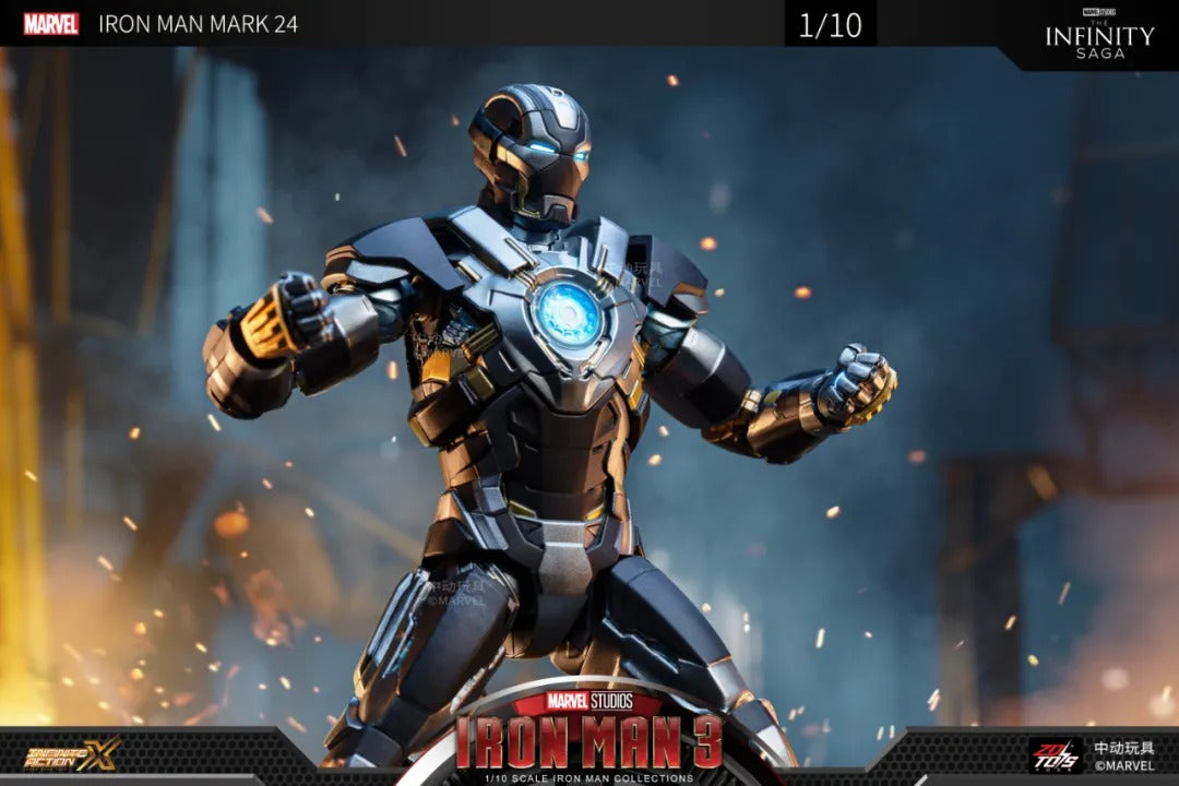 ZD Toys Marvel Avengers 1/10 Iron Man MK24 Action Figure
