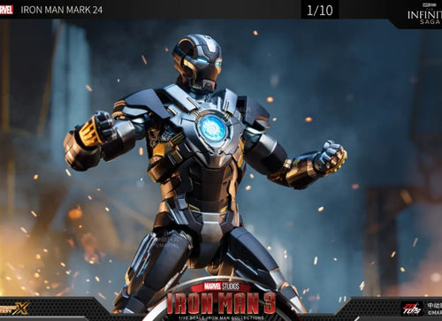 Load image into Gallery viewer, ZD Toys Marvel Avengers 1/10 Iron Man MK24 Action Figure

