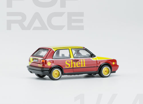 Load image into Gallery viewer, POPRACE 1/64 Shell Volkswagen Golf GTI MKII Diecast Model Car
