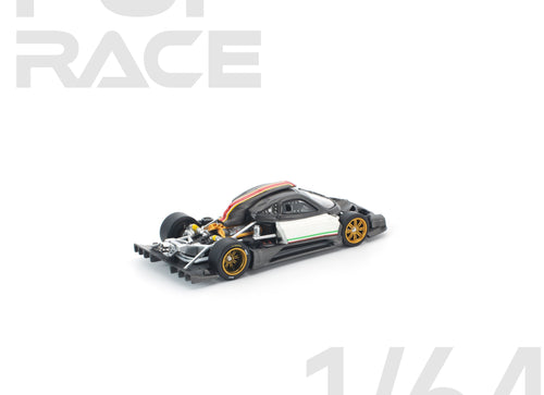 Load image into Gallery viewer, (Pre-order) POP RACE 1/64 PAGANI ZONDA R WHITE Diecast Model Car
