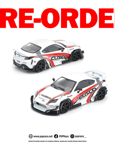 (Pre-order) POPRACE 1/64 PANDEM GR86 - CUSCO Diecast Model Car