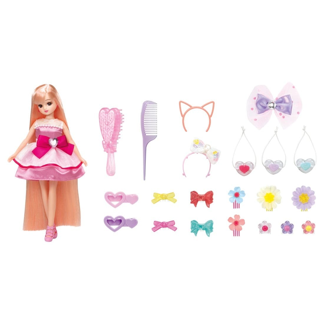 Takara Tomy Licca LD-06 Long Hair Licca EX Licca-chan Doll Set