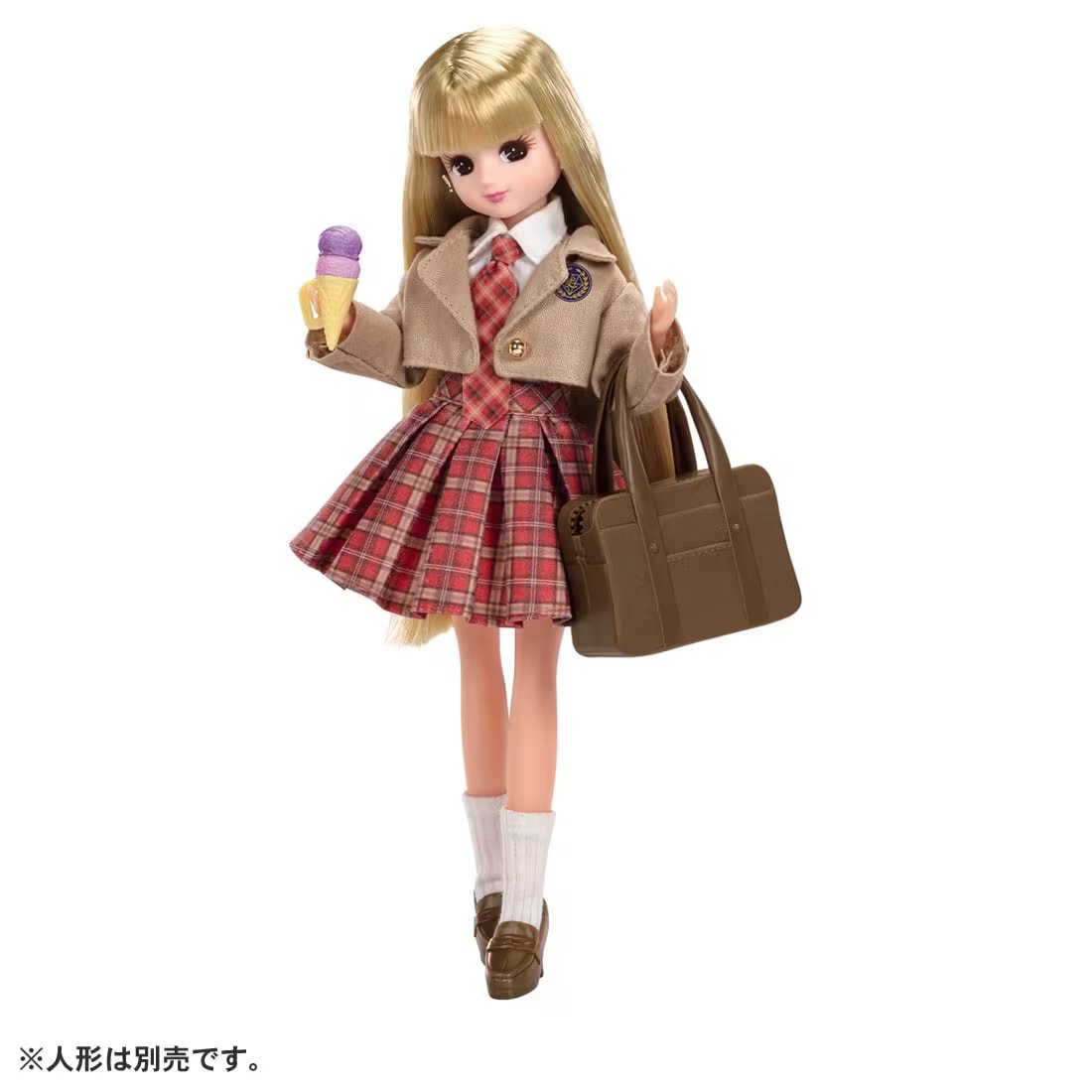 Takara Tomy Clothes Licca Hair Extensions Licca-chan Dress Set After School