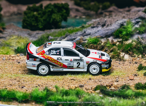 Load image into Gallery viewer, (Pre-order) Tarmac Works 1/64 Mitsubishi Carisma GT Evolution IV RAC Rally 1997
